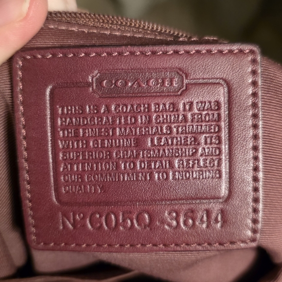 Coach Belted Soho Flap Pink Signature C Fabric and Suede Crossbody - Picture 5 of 13